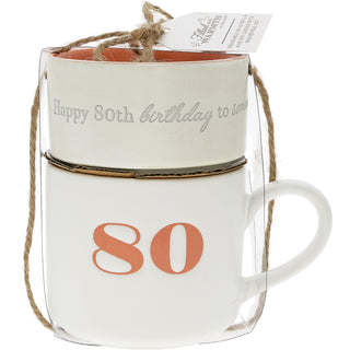 80 Stacking Mug and Candle Set
100% Soy Wax Scent: Tranquility