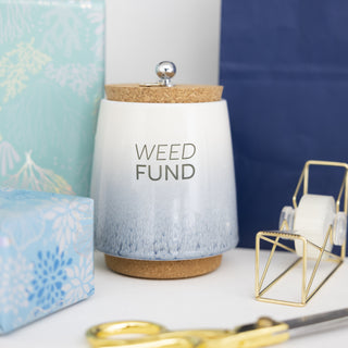 Weed 6.5" Ceramic Savings Bank