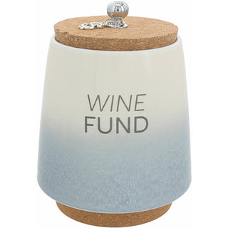 Wine 6.5" Ceramic Savings Bank