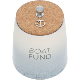 Boat 6.5" Ceramic Savings Bank