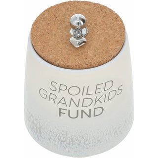 Spoiled Grandkids 6.5" Ceramic Savings Bank