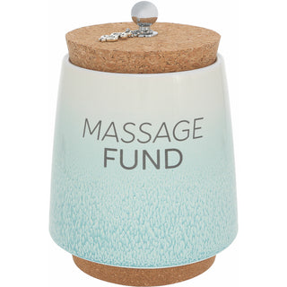 Spa & Massage 6.5" Ceramic Savings Bank