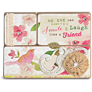 Friends 3 Piece Plaque Set