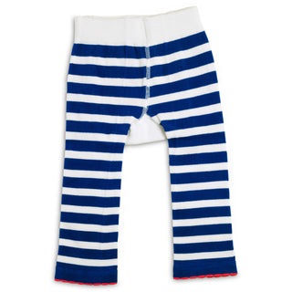 Blue and White Whale 6-12 Month Baby Leggings