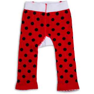 Red and Black Ladybug 6-12 Month Baby Leggings