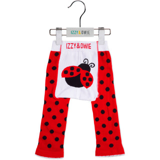 Red and Black Ladybug 6-12 Month Baby Leggings