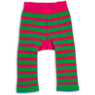 Pink and Green Monkey Baby Leggings