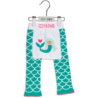 Seafoam Mermaid 12-24 Months Baby Leggings