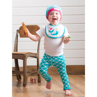 Seafoam Mermaid 12-24 Months Baby Leggings