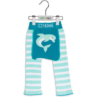 Blue Dolphin Baby Leggings