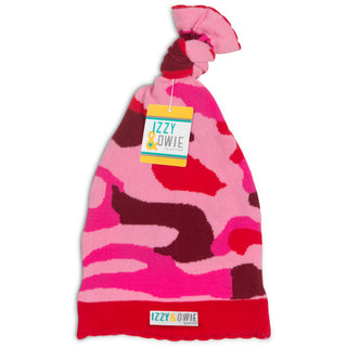 Pink Camouflage  One Size Fits All Baby Hat