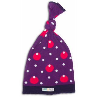 Purple Hippo One Size Fits All Baby Hat