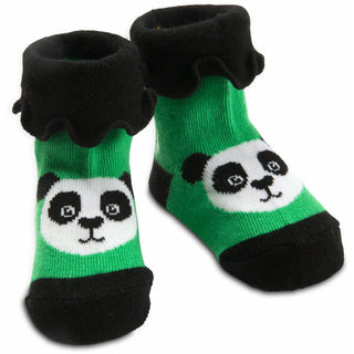 Bamboo Green Panda 0-12 Sock