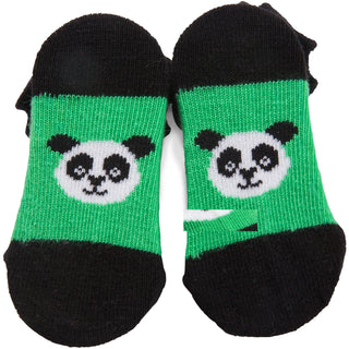 Bamboo Green Panda 0-12 Sock