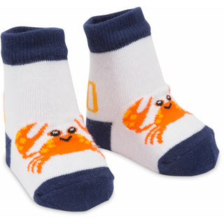 Nautical Crab 0-12 Sock