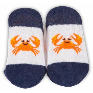 Nautical Crab 0-12 Sock