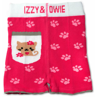 Pink Kitty 6-12 Months Baby Shorts