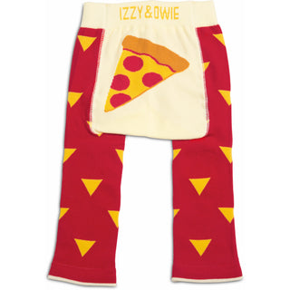 Red and Orange Pizza Baby Leggings