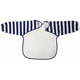 Navy and White Whale One Size Fits All Toddler Smock