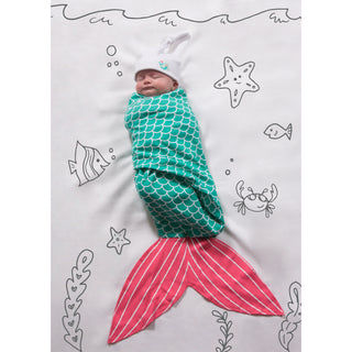 Mermaid 0-3 Months Baby Beanie