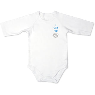 Puppy 3/4 Length Sleeve Onesie