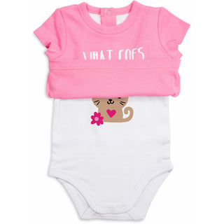 Light Pink Kitty Shw-onesie