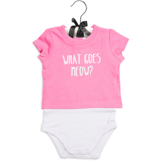 Light Pink Kitty Shw-onesie