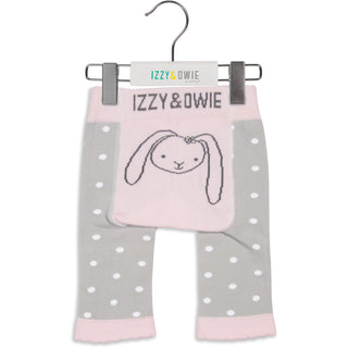 Soft Pink Bunny 0-6 Months Baby Leggings