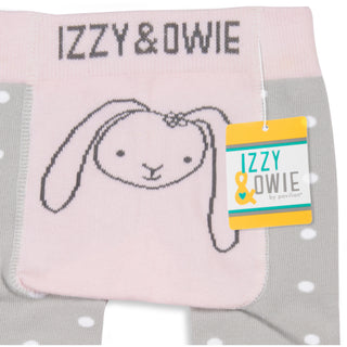 Soft Pink Bunny 0-6 Months Baby Leggings