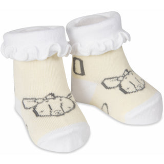 Soft Yellow Deer Socks