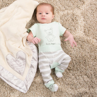 Soft Green Bear Onesie