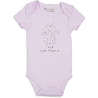 Soft Lavender Kitty Onesie