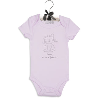 Soft Lavender Kitty Onesie