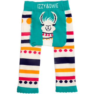 Teal Llama Baby Leggings