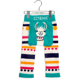 Teal Llama Baby Leggings