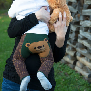 Brown Bear Baby Leggings