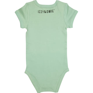 Fox 6-12 Months Green Onesie