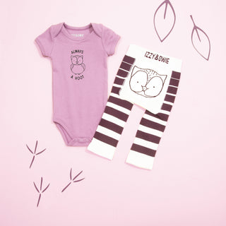 Owl Plum Onesie