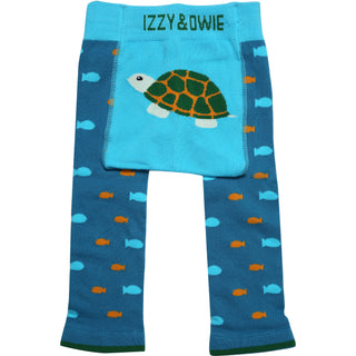 Green Turtle Baby Leggings