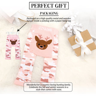 Jewel Pink Camo Deer 12-24 Months Leggings