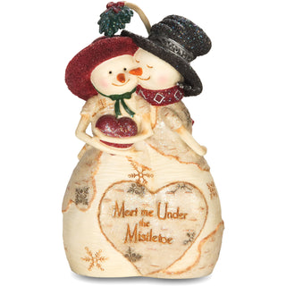 Mistletoe Kiss Mistletoe Kiss 4.5" Snowcouple