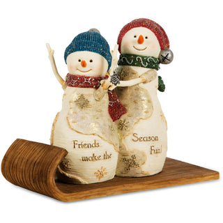 Fun Friends 4" Snowmen on a Sled