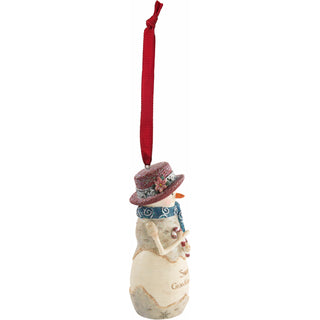 Granddaughter 4" Snowman Ornament