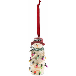 Amazing Friend 4" Snowman Ornament