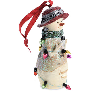 Amazing Friend 4" Snowman Ornament