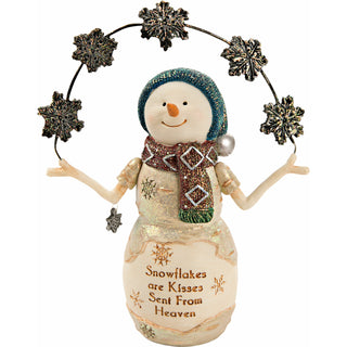 Snowflakes 6" Snowman with Snowflakes