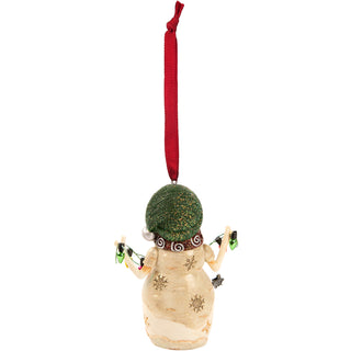 Light Up 4" Snowman Ornament