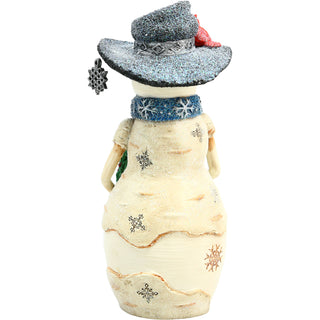 Christmas Family 6" Snowman with Wreath