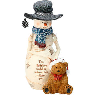 The Holidays 6" Snowman with Bear