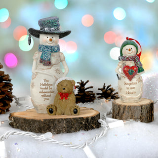 Pawprints 4" Snowman Ornament